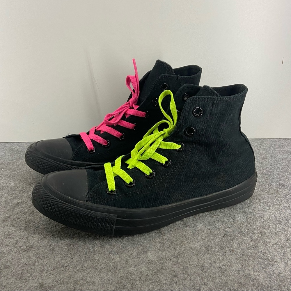Converse Black Monochrome High Tops Women’s Size 8